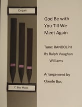 God Be with You Till We Meet Again Organ sheet music cover